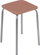 Табурет "Эконом" на 4-х оп (квадрат сид ДСП) коричневый ТЭ3