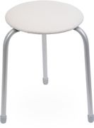 Таб "Классика 1" на 3-х опорах (круглое сидение). ТК01 т.сер/св.серый