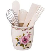 ПОДСТАВКА ДЛЯ КУХОННЫХ ПРИНАДЛЕЖНОСТЕЙ НАСТЕННАЯ СЕРИЯ "VILLA TARANTO"АНЕМОН" 10*7*17 СМ 493641