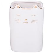 ПОДСТАВКА ДЛЯ СТОЛОВЫХ ПРИБОРОВ  КОЛЛЕКЦИЯ " БЕЛЫЙ КОТИК" 9,8*9,4*14 СМ БЕЗ УПАКОВКИ 125-211