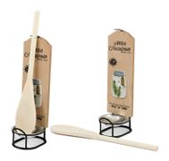 Набор для кухни "Душистые травы": деревянная ложка, подставка под ложку 6*9*25см (уп.1/12/96наб.) 11