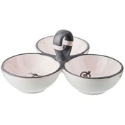 МЕНАЖНИЦА 3-Х СЕКЦИОННАЯ  КОЛЛЕКЦИЯ "СЧАСТЛИВОЕ СЕМЕЙСТВО" 19,6*19,6*9,8 СМ  (КОР=16 ШТ.)  230-309