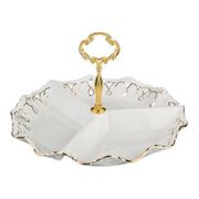 МЕНАЖНИЦА 3-Х СЕКЦИОННАЯ "ЛАУРА" ДИАМЕТР=26 СМ.ВЫСОТА=15 СМ.(КОР=12ШТ.) 84-683