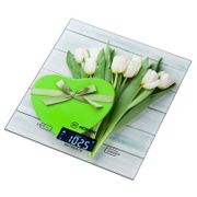 ВЕСЫ КУХОННЫЕ "БЕЛЫЕ ТЮЛЬПАНЫ" HOTTEK HT-962-024 18*20 СМ МАКС.ВЕС 7 КГ (КОР=12ШТ.) (, <>) 962024