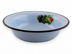 Миска 2 л декор Дар лета, серо-голубая С0310.СГ*59