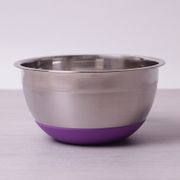 Миска Ø18*9см из нержавеющей стали c антискользящим дном 4346