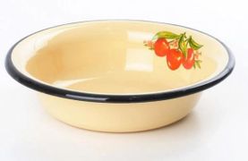 Миска эмалированная 0,9л палевая СТАЛЬЭМАЛЬ - С0306.П