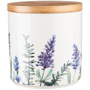 БАНКА С ДЕРЕВЯННОЙ КРЫШКОЙ BRONCO "ЛАВАНДА" 11 СМ  189-256