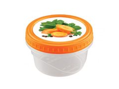 Банка "Танго" с завинчивающейся крышкой, с декором 0,3л БЫТПЛАСТ - 11803