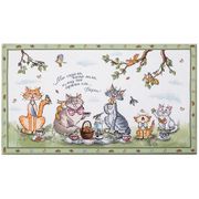 Полотенце пальчики оближешь ,40х70см, 100% хлопок,твил, белый