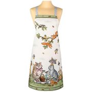 Фартук пальчики оближешь, 100% хлопок,твил, белый