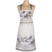 Фартук котики, 100% хлопок,твил, белый