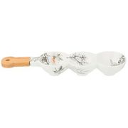 менажница с деревянной ручкой коллекция цветочная симфония 38*10*5,3 см