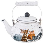 чайник agness эмалированный, 2,5л (кор=8шт.)