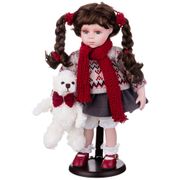 кукла фарфоровая декоративная высота=36 см.