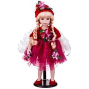 кукла фарфоровая декоративная высота=42 см.