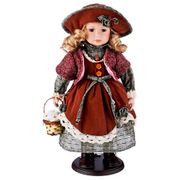 кукла фарфоровая декоративная высота=42 см.