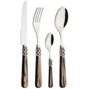набор столовых приборов ginevra brown   на 6 персон 24 пр.
