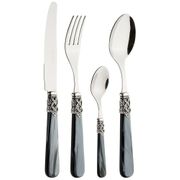 набор столовых приборов ginevra black   на 6 персон 24 пр.