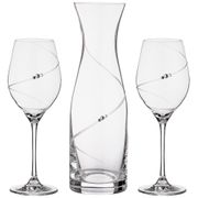 набор декантер и 2 бокала для вина силуэт 1000/360 мл