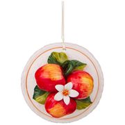 панно настенное яблоки диаметр=14 см. 