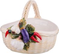 изделие декоративное корзина с овощами 36*33 см высота=28 см