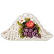 салфетница яблоко и виноград  высота 11 см