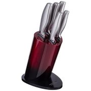 набор ножей agness на подставке, 6 предметов (кор=6набор.)