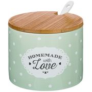 банка для сыпучих продуктов коллекция милый прованс объем 240 мл, диаметр 9*7,5 см