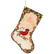 мешочек сапожок санты для подарков 47 см без упаковки (кор=96 шт)