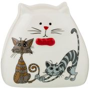 салфетница коллекция озорные коты 11*6*11 см (кор=48шт.)