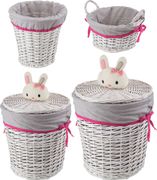 набор корзин для игрушек из 4-х шт. l:45*55. m:37*40. s:26*26. xs:26*14 см. (кор=1 наб.)