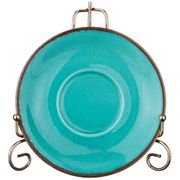 блюдце для чашки seasons 16 см цвет бирюзовый (кор=24шт.)