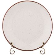 тарелка seasons плоская 24 см цвет бежевый (кор=12шт.)