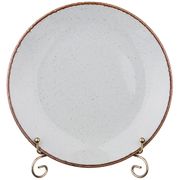 тарелка seasons плоская 24 см цвет серый (кор=12шт.)