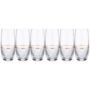 набор стаканов для воды viola elegance из 6 шт. 350 мл. высота=15,5 см. (кор=8набор.)