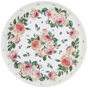 поднос сервировочный agness пионы 33*2,1 см