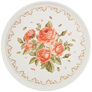 поднос сервировочный agness корейская роза 33*2,1 см
