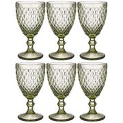 набор бокалов для вина пина 6шт. серия muza color 300мл. / в=17 см (кор=4наб.)