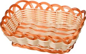 корзинка agness 19*15*6 см. без упаковки (мал=5шт./кор=120шт.)