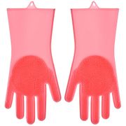 силиконовые перчатки для мытья посуды 31*15 см (кор=24шт.)