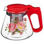 чайник заварочный agness с жестким фильтром из нжс 700 мл (кор=36шт.)