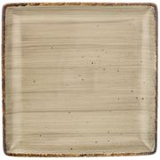 тарелка закусочная квадратная nature 20см, серая (мал=4шт./кор=24шт.)