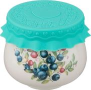 баночка для меда/варенья с силиконовой крышкой 180 мл д=8 см в=7 см (кор=72шт.)