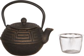 заварочный чайник чугунный с эмалированным покрытием внутри 1200 мл (кор=8шт.)