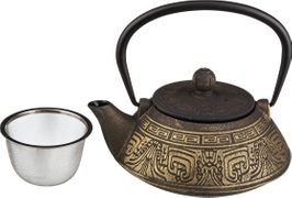 заварочный чайник чугунный с эмалированным покрытием внутри 800 мл (кор=8шт.)