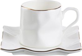 кофейный набор на 1 персону 2 пр. раффл голд лайн 130 мл. (кор=36набор.)