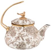 чайник эмалированный agness, 2,2л