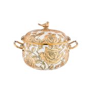 кастрюля agness эмалированная с крышкой, 2,8л, диа.18см