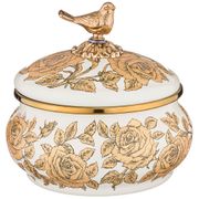 сахарница agness с крышкой, 0,85л диа.14 см, высота14 см